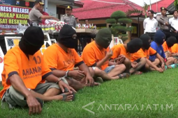 Polisi Blitar Tangani 107 Perkara Hasil Operasi Pekat