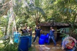 Empat pabrik miras di gerebek dalam sehari