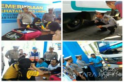 Satlantas Polres Situbondo Temukan Empat Bus Kurang Laik