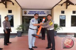 Jasa Raharja Kepulauan Babel Bantu Peralatan Penanggulangan Lakalantas