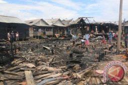 Delapan Rumah Hangus Terbakar di Hajoran