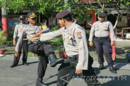 Polres Bangkalan Latih Keterampilan Anggota Bela Diri