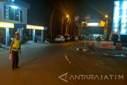 Arus Lalu Lintas di Persimpangan Mengkreng-Kediri Lancar