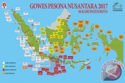 Banjarmasin Tuan Rumah Gowes Pesona Nusantara