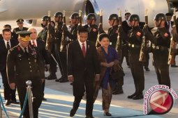 Presiden Jokowi memulai agenda kunjungan di Ankara