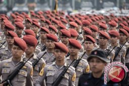 Presiden Jokowi Pimpin HUT ke-71 Polri