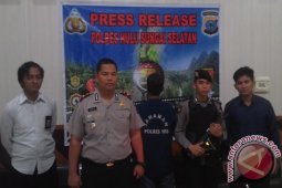 Polres Hulu Sungai Selatan Tangkap Pelaku Duel Berdarah Kandangan