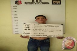Polsekta Banjarmasin Tengah Amankan Pencuri Di Minimarket