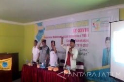 Politikus Gerindra Pimpin Sumpah Mahasiswa PMII Pamekasan