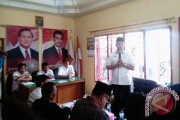 Fasha serahkan formulir penjaringan bakal calon walikota Gerindra