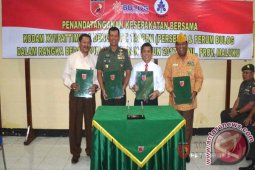 Kodam-Taspen-Bulog Kerja Sama Bedah Rumah Veteran