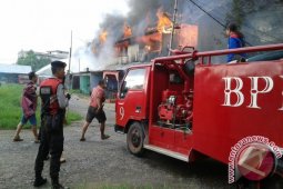Kebakaran Landa Pasar Rangga Sentap Ketapang