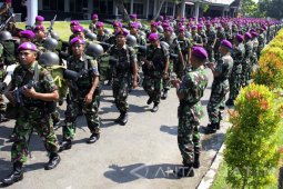 Penyambutan Satgasmar Ambalat XXI