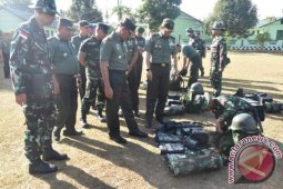 Pangdam I/BB  Periksa Kesiapan Operasi Satgas Yonif 123/Rajawali
