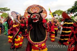 Tari 1.000 Barong Meriahkan Pekan Budaya Kabupaten Kediri