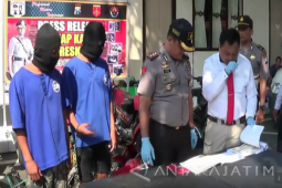 Dua Tersangka Pelaku Curanmor di Blitar Dibekuk Polisi