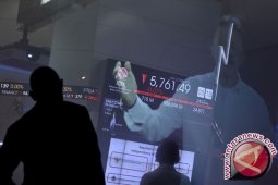 IHSG Rabu dibuka melemah tipis 1,36 poin