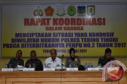 Ciptakan Situasi Kondusif,Pasca Terbitnya Perppu No.2 Tahun 2017