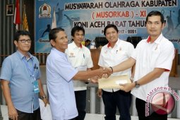 Ibnu Umar terpilih pimpin KONI Aceh Barat