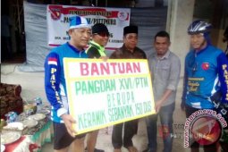Kodam Berikan Bantuan Keramik untuk Dua Masjid