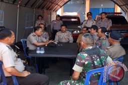 Kapolres HSU Cek Sarana Posko Terpadu Karhutla