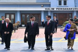 Jokowi Tiba di Bandung Kunjungi IPDN Sumedang