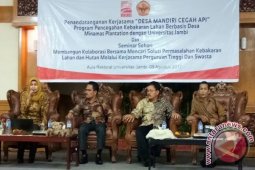 Unja-Minamas MoU desa mandiri cegah api (Video)