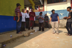 Polisi Olah TKP Lokasi Tewasnya Pelajar SD
