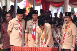 Presiden Minta Pramuka Tidak Hanya Dilatih Tali-temali