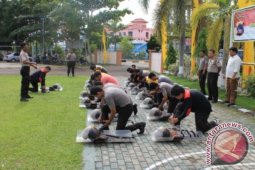 Polres HSU Gelar Apel Kesiapan Penanggulangan Karhutla