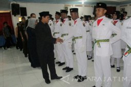 Pengukuhan Anggota Paskibraka Kediri