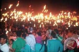 Pawai obor meriahkan HUT RI di Sarolangun