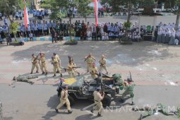 PNS-Siswa Tulungagung Gelar Treatrikal Perang Kemerdekaan