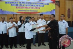 Wahidah Dilantik Ketua TUK PKPI Kalsel