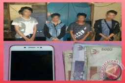 Ditsabhara Amankan Empat Pelaku Judi Poker