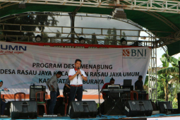 BNI Luncurkan Desa Menabung Di Rasau Jaya