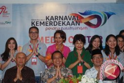 Presiden Naik Kereta Pancasila di Karnaval Kemerdekaan