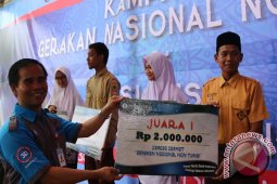 BI Lhokseumawe sosialisasi non tunai kepada pelajar