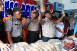 Polres Simalungun Paparkan Penangkapan Kasus Ganja
