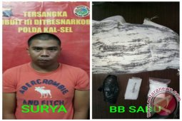 Ditresnarkoba Kalsel Sita 40 Gram Sabu-Sabu