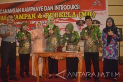 Realisasi Imunisasi MR di 11 Puskesmas Jember Capai 100 Persen