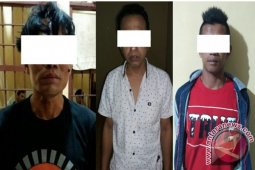 Giat Pekat Polres HSS Amakan Tiga Pelaku Sajam