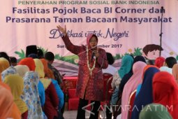 BI Buat Taman Baca di Lima Kelurahan Surabaya
