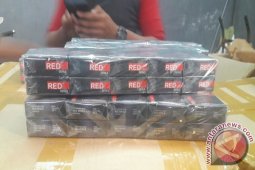 Polsek KPL Sita 4.680 Bungkus Rokok Tanpa Cukai