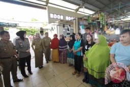 Tim Gabungan Sosialisasi Kamtibmas Di Pasar Gorontalo