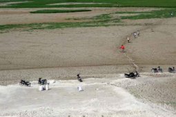 Stok Air Waduk Pacal Bojonegoro Kritis