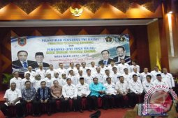 Ketua PWI Kalsel Priode 2017-2022 Dilantik