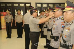 Kapolda Pimpin Prosesi Sertijab Tiga Pejabat Utama
