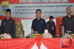 DPRD gelar paripurna penyampaian APBDP 2017 dan KUA-PPAS 2018