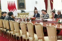 Pimpinan Organisasi HAKI Dunia Diterima Presiden Jokowi